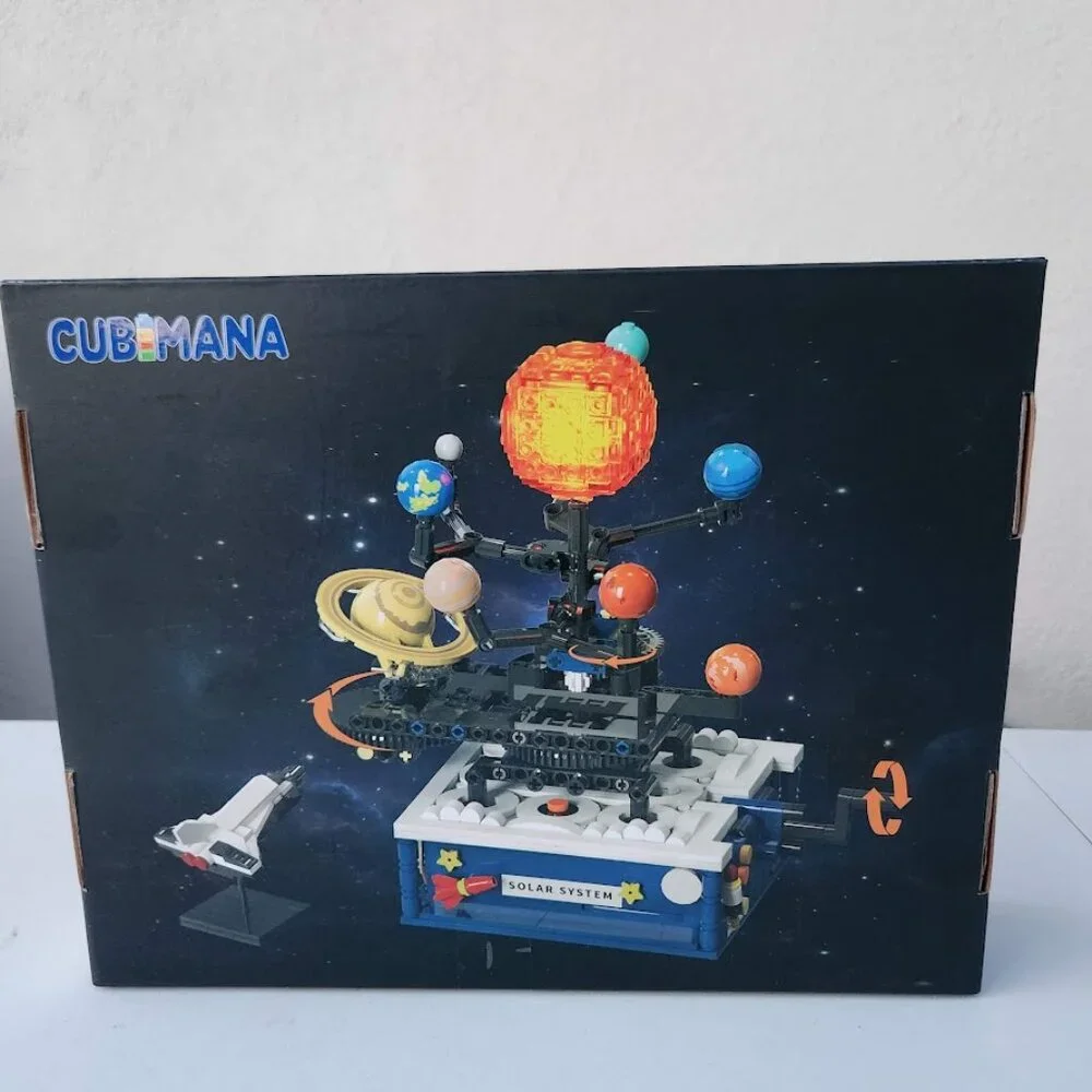 Solar System Building Kit Space Exploration Lego Compatible Rocket Astronomy Edu